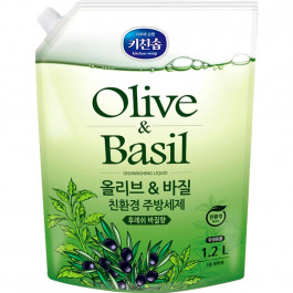 Mukunghwa Миючий засіб  Kitchen Soap Olive&Basil Dishwashing Detergent 1,2 л (8801173603591)
