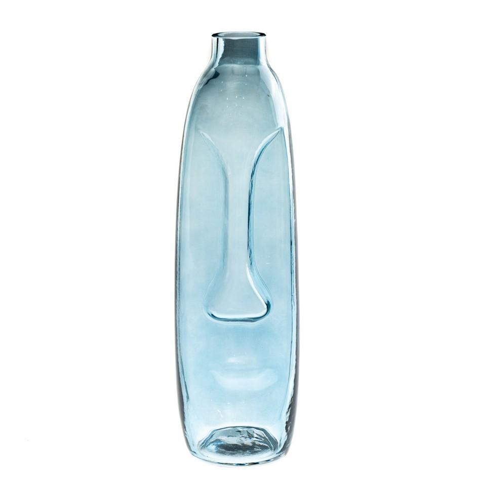 Elisey Скляні ваза "Портрет", блакитна 40 см. (8605-020) - зображення 1