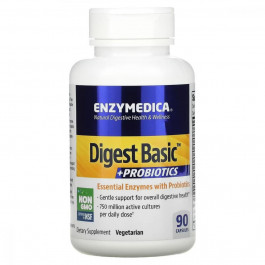   Enzymedica Digest Basic + Probiotics, 90 капсул