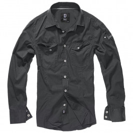 Brandit Slim Fit Long Sleeve - Black (4005-2-XL)