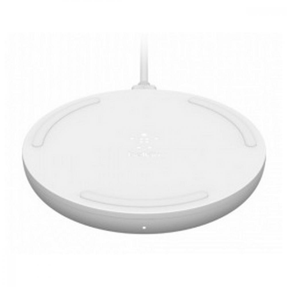 Belkin Pad Wireless Charging Qi, 10W no PSU White (WIA001BTWH) - зображення 1