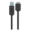 Belkin SuperSpeed USB-A 3.0 to Micro-B 0.9m Black (F3U166bt03-BLK) - зображення 1
