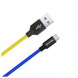 ColorWay USB to Micro USB National 1m Yellow/Blue  (CW-CBUM052-BLY)