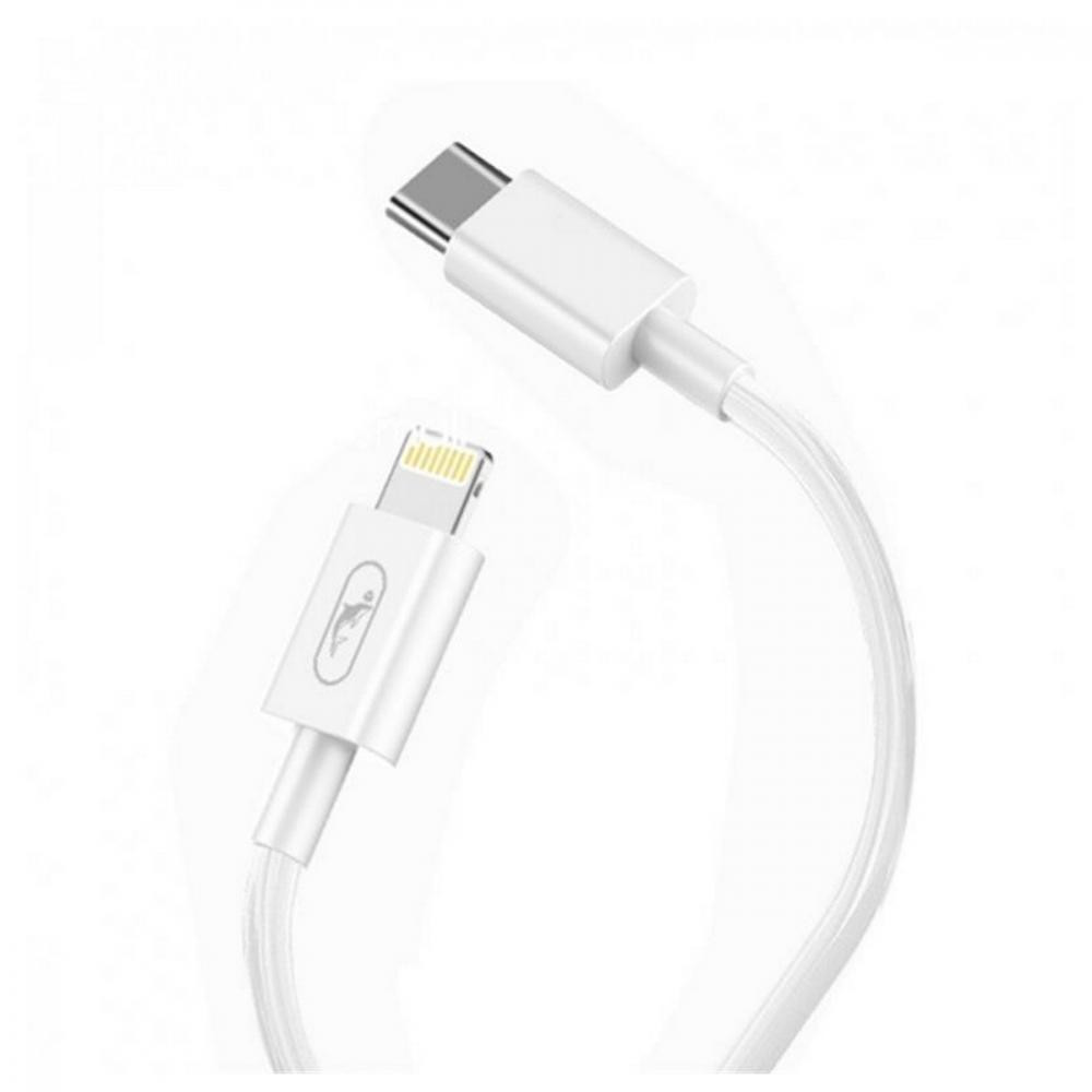 SkyDolphin S57L USB Type-C to Lightning PD 18W 1m White (USB-000545) - зображення 1