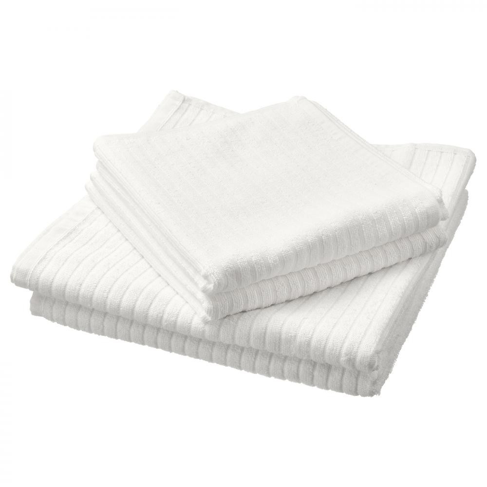 IKEA VAGSJON Рушники для рук, купальні костюми, L комплект, білий (295.060.04) - зображення 1