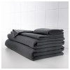 IKEA SALVIKEN махровое полотенце для рук, 50x100 см, хлопок, антацит (503.493.52) - зображення 4