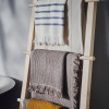 IKEA VALLASN, 805.021.25 - Банное полотенце, светло-серый, коричневый, 70x140 см - зображення 4