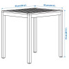 IKEA NAMMARO/ENSHOLM Стіл і 2 стільці, зовнішня сторона світло-коричнева/зелена, 75 см (595.447.40) - зображення 4
