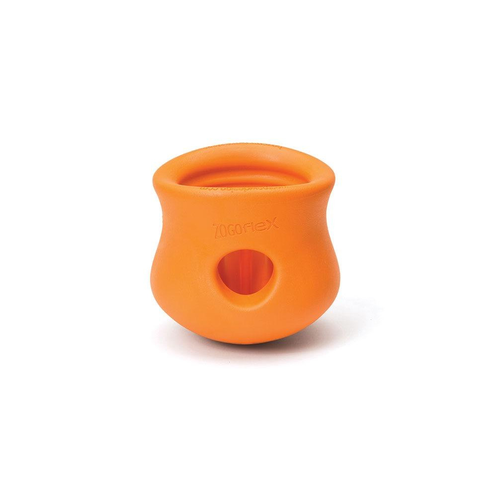 West Paw Іграшка для собак  Toppl Dog Toy помаранчева, 8 см (0747473750208) - зображення 1