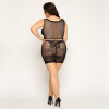 JSY Sexy Lingerie Платье-сетка с бабочками Size Plus JSY XL (48-50) Черный ( SO4991 ) - зображення 2
