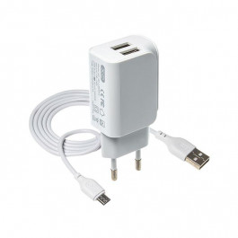 XO L35D White + Micro-USB (00000011376)