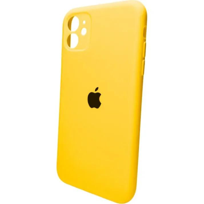 Borofone Silicone Full Case AA Camera Protect for Apple iPhone 11 Pro Max Sunny Yellow (FullAAKPi11PM-56) - зображення 1
