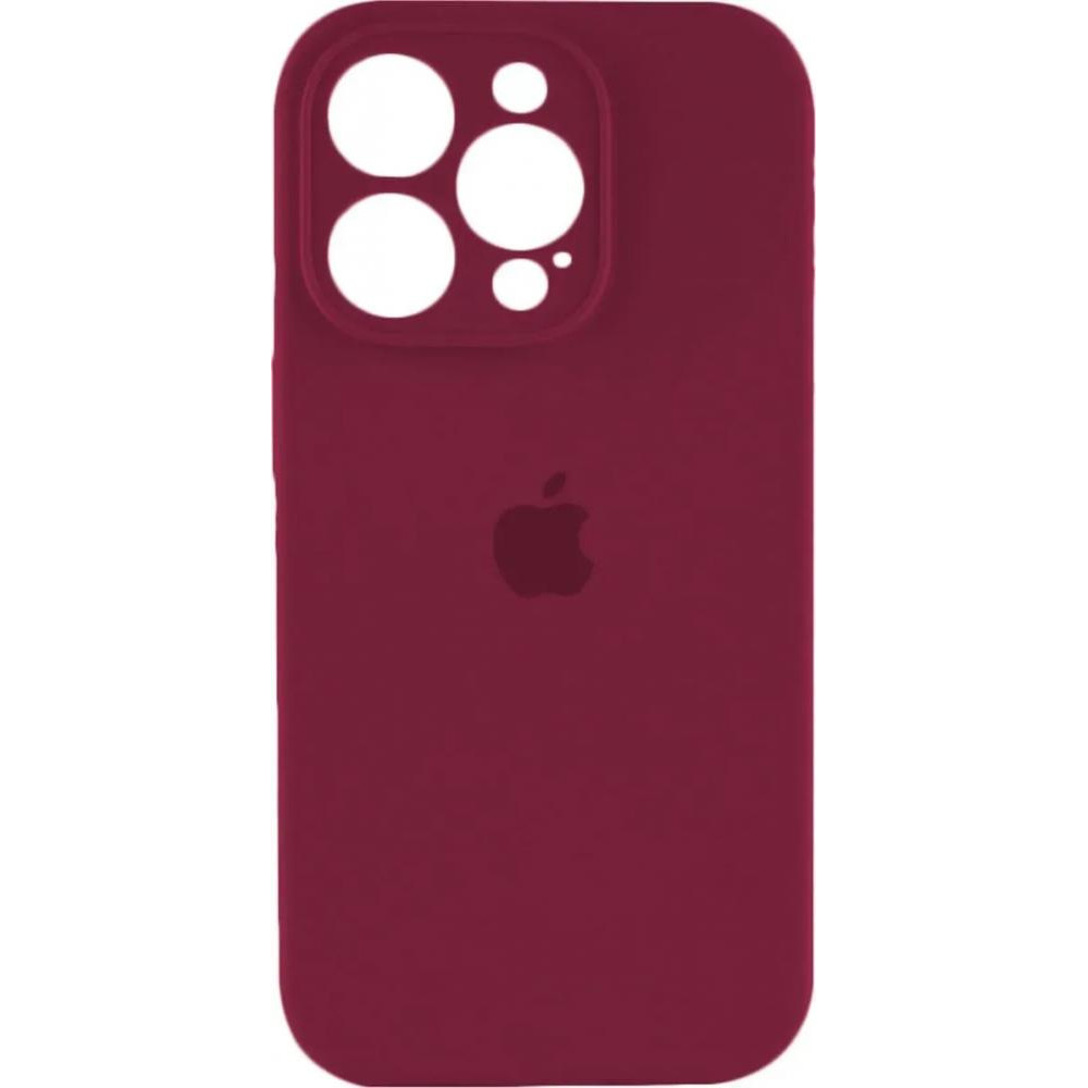 Borofone Silicone Full Case AA Camera Protect for Apple iPhone 14 Pro Plum (FullAAi14P-47) - зображення 1