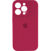 Borofone Silicone Full Case AA Camera Protect for Apple iPhone 13 Pro Maroon (FullAAi13P-35) - зображення 1