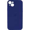 Borofone Silicone Full Case AA Camera Protect for Apple iPhone 13 Navy Blue (FullAAi13-39) - зображення 1