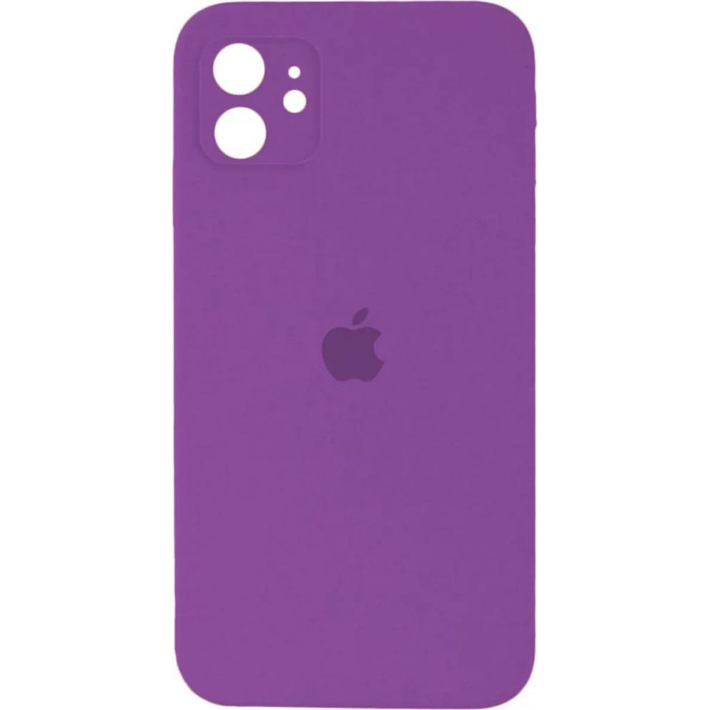 Borofone Silicone Full Case AA Camera Protect for Apple iPhone 12 Purple (FullAAi12-19) - зображення 1