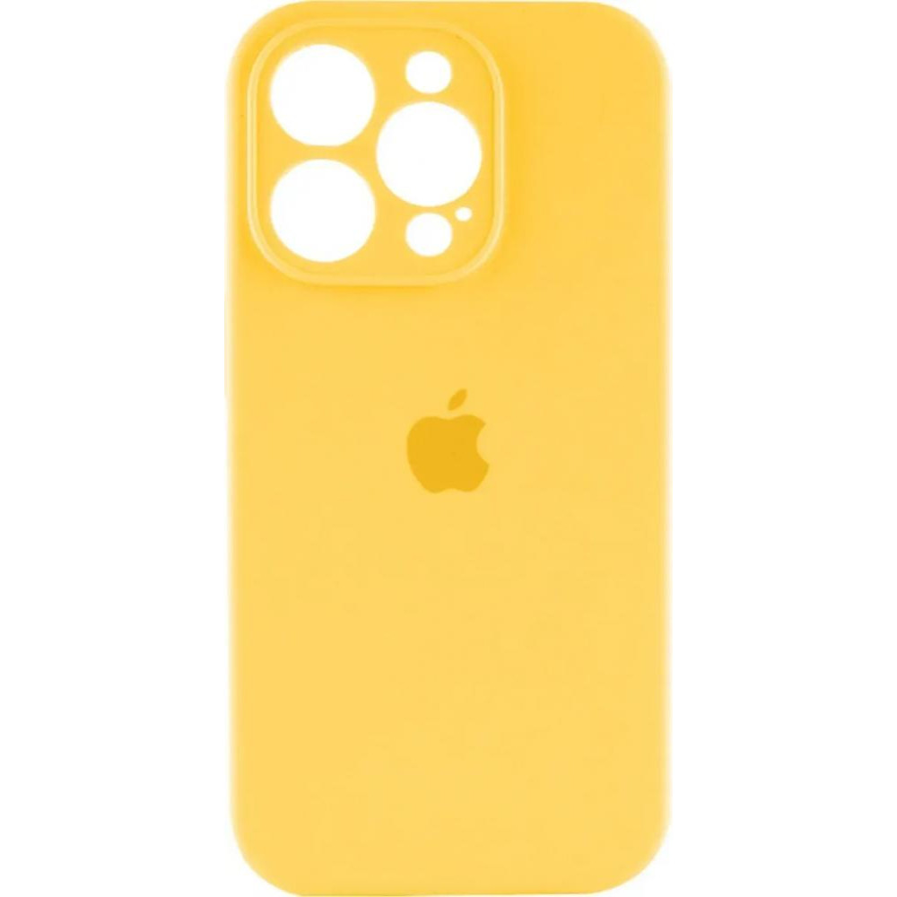 Borofone Silicone Full Case AA Camera Protect for Apple iPhone 15 Pro Max Sunny Yellow (FullAAi15PM-56) - зображення 1