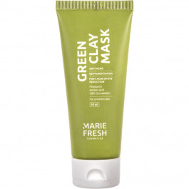 Marie Fresh Cosmetics Маска з зеленою глиною  та екстрактом канабісу 50 мл (4820222772839)
