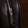 SHVIGEL Компактний жіночий рюкзак з натуральної шкіри  16317 Чорний - зображення 9