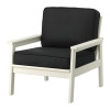 IKEA BONDHOLMEN Садове крісло, білий/бежевий/Jarpon/Duvholmen антрацит (795.453.76) - зображення 1