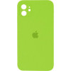 Borofone Silicone Full Case AA Camera Protect for Apple iPhone 12 Shiny Green (FullAAi12-24) - зображення 1