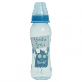 Lindo Бутылочка для кормления LI 134 голубой 250 мл