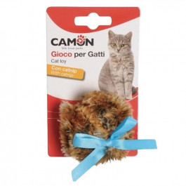 Camon Іграшка для котів  Помпон, з ароматом котячої м'яти, 6,5 см, в асортименті (8019808198705)