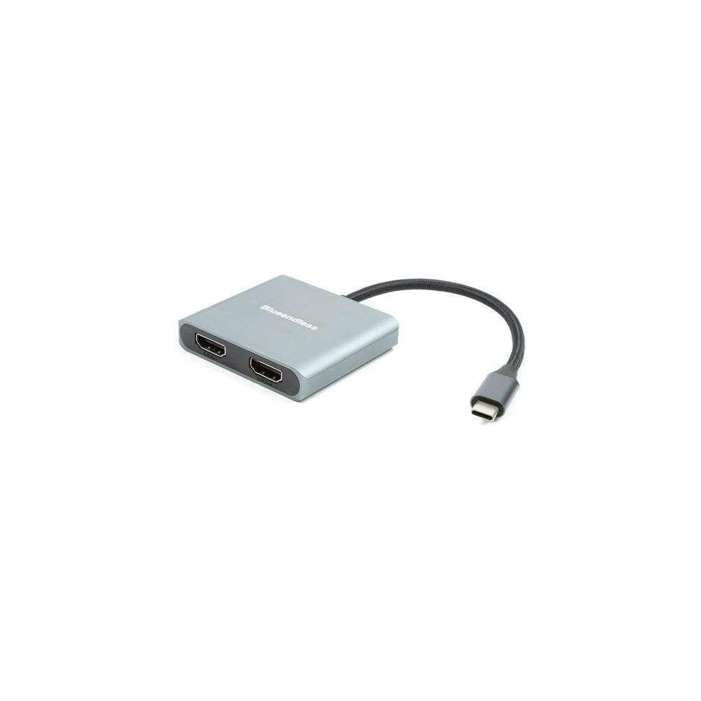 PowerPlant USB Type-C to 2xHDMI (CA913831) - зображення 1
