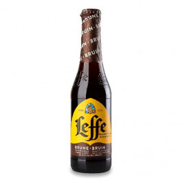 Leffe Пиво  Brune, темне, фільтроване, 6,5%, 0,33 л (31566) (5410228166672)