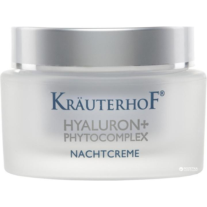 Krauterhof Крем для лица  Hyaluron с Фитокомплексом и гиалуроновой кислотой ночной, 50мл (4075700105016) - зображення 1
