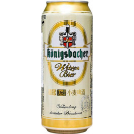 Konigsbacher Упаковка пива Kоnigsbacher Weizen світле нефільтроване 5.1% 0.5 л x 24 шт (4002631025830)
