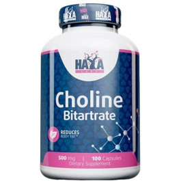 Haya Labs Choline Bitartrate 500 мг 100 капсул