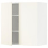 IKEA METOD Навісна шафа з полицями/2 дверцята, білий/Vallstena білий, 80х80 см (395.072.63) - зображення 1