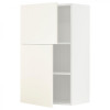 IKEA METOD Навісна шафа з полицями/2 дверцята, білий/Vallstena білий, 60x100 см (695.072.66) - зображення 1