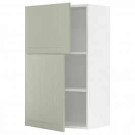 IKEA METOD Навісна шафа з полицями/2 дверцята, білий/Stensund світло-зелений, 60x100 см (094.873.08)