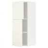 IKEA METOD Навісна шафа з полицями/2 дверцята, білий/Vallstena білий, 40x100 см (895.072.65) - зображення 1
