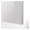 IKEA METOD Навісна шафа з полицями/2 дверцята, білий/Ringhult світло-сірий, 80x60 см (994.668.44) - зображення 2