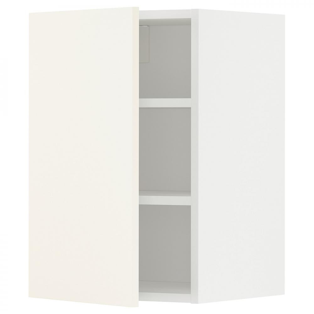 IKEA METOD Навісна шафа з полицями, білий/Вальстена білий, 40x60 см (995.072.55) - зображення 1