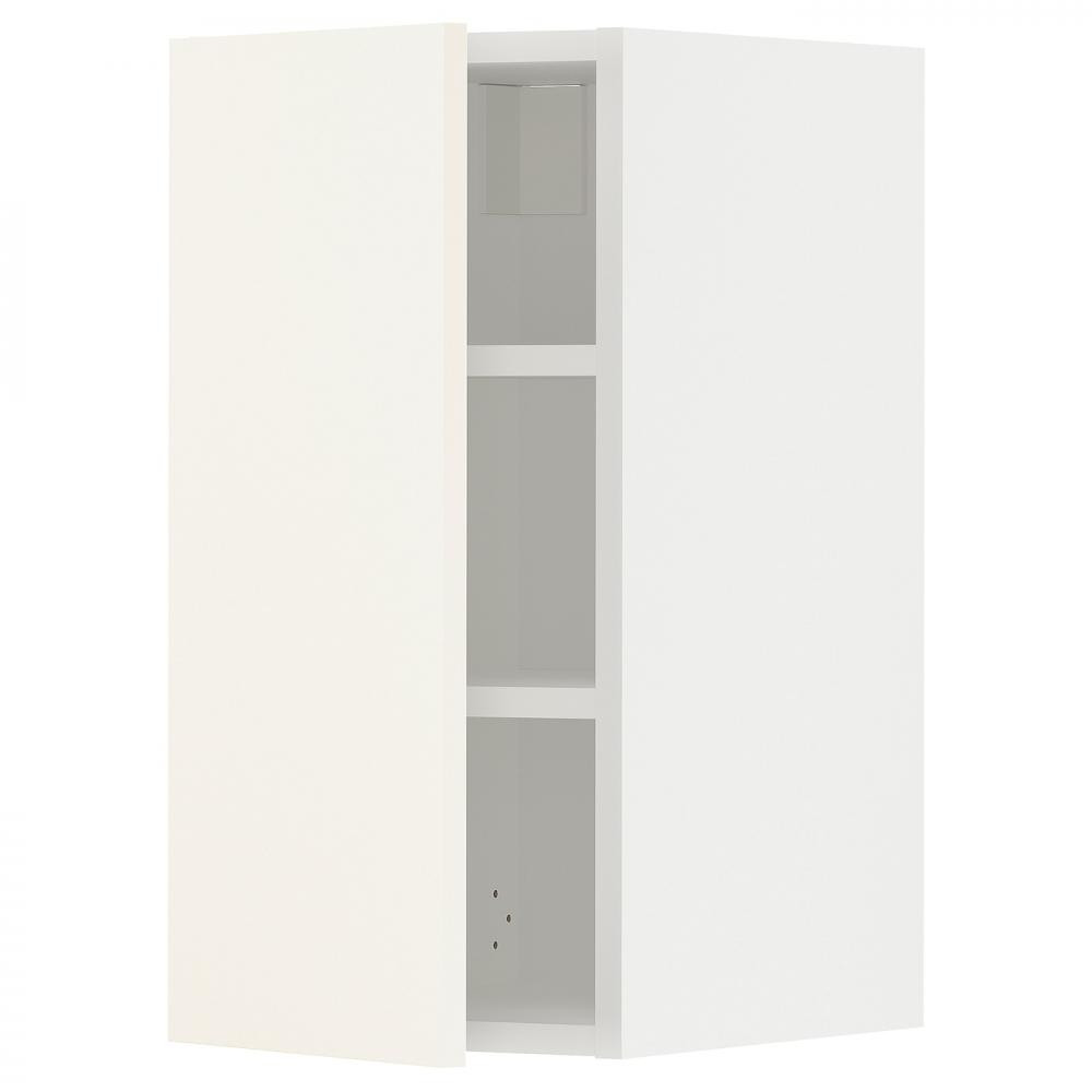 IKEA METOD Навісна шафа з полицями, білий/Вальстена білий, 30x60 см (295.072.68) - зображення 1