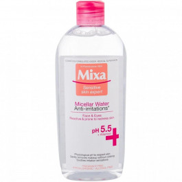 MIXA Мицеллярная вода Мixa Sensitive Skin Expert против раздражения, pH 5.5, для чувствительной кожи скло