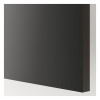 IKEA METOD Навісна шафа з полицями, чорний/Nickebo матовий антрацит, 40x100 см (494.987.10) - зображення 2