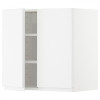 IKEA METOD Навісна шафа з полицями/2 дверцята, білий/Voxtorp матовий білий, 60x60 см (894.687.54) - зображення 1
