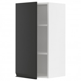 IKEA METOD Навісна шафа з полицями, білий/Upplov матовий антрацит, 40x80 см (594.936.89)