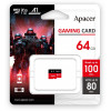 Apacer 64 GB microSDXC UHS-I U3 + SD Adapter AP64GMCSX10U7-R - зображення 6