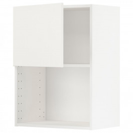 IKEA METOD Навісна шафа для мікрохвильової печі, біла/Voxtorp матово-біла, 60x80 см (494.602.17)