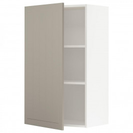 IKEA METOD Навісна шафа з полицями, білий/Stensund beige, 60x100 см (294.652.68)