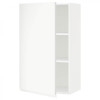 IKEA METOD Навісна шафа з полицями, білий/Voxtorp матово-білий, 60x100 см (694.544.23) - зображення 1