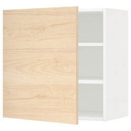 IKEA METOD Навісна шафа з полицями, білий/аскерсунд світлий ясен, 60x60 см (094.698.80)