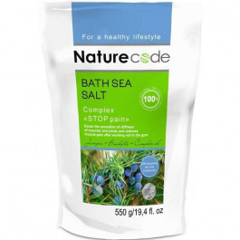 Nature Code Морська сіль для ванн  Stop Pain 550 г (4820205300738)