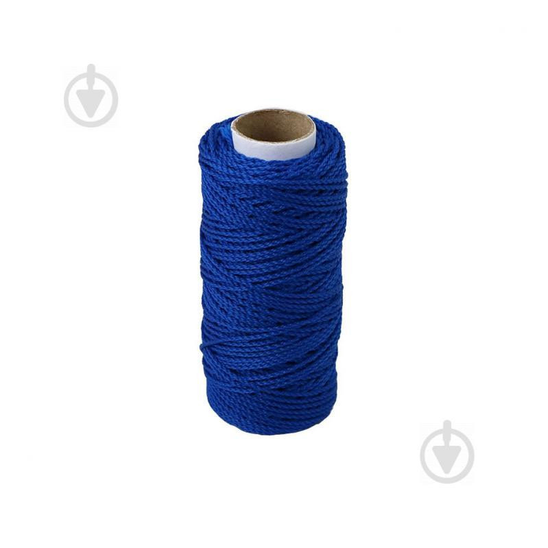 Радосвіт Шнур  поліпропіленовий плетений 1,2 мм 60 м синій (4820172932970) - зображення 1